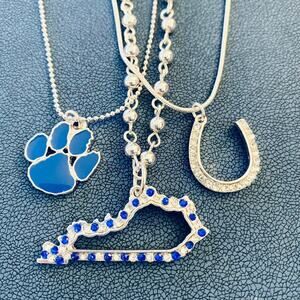 Kentucky Traditions Silver Trio Necklace by Seasons